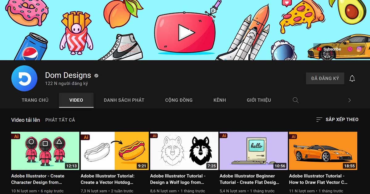Top 10 Kênh Youtube Designer Có Thể Tự Học Graphic Design Chất Lượng Nhất